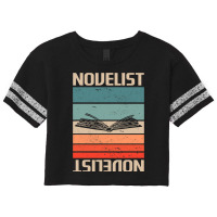 Retro Vintage Novelist Novel Author 1 Scorecard Crop Tee | Artistshot