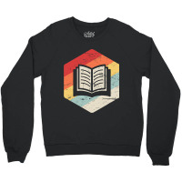 Retro Vintage Poet Book Lover English Teacher Nove Crewneck Sweatshirt | Artistshot