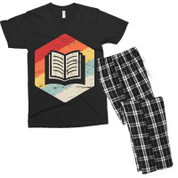 Retro Vintage Poet Book Lover English Teacher Nove Men's T-shirt Pajama Set | Artistshot