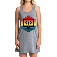 Retro Vintage Web Developer Css Javascript Html Gi Tank Dress | Artistshot