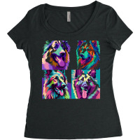 Belgian Malinois T  Shirt Belgian Malinoi Pop Art Women's Triblend Scoop T-shirt | Artistshot