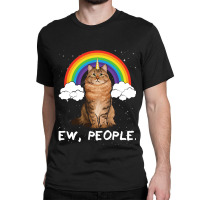 Rainbow Siberian Ew People Unicorn Cat Classic T-shirt | Artistshot