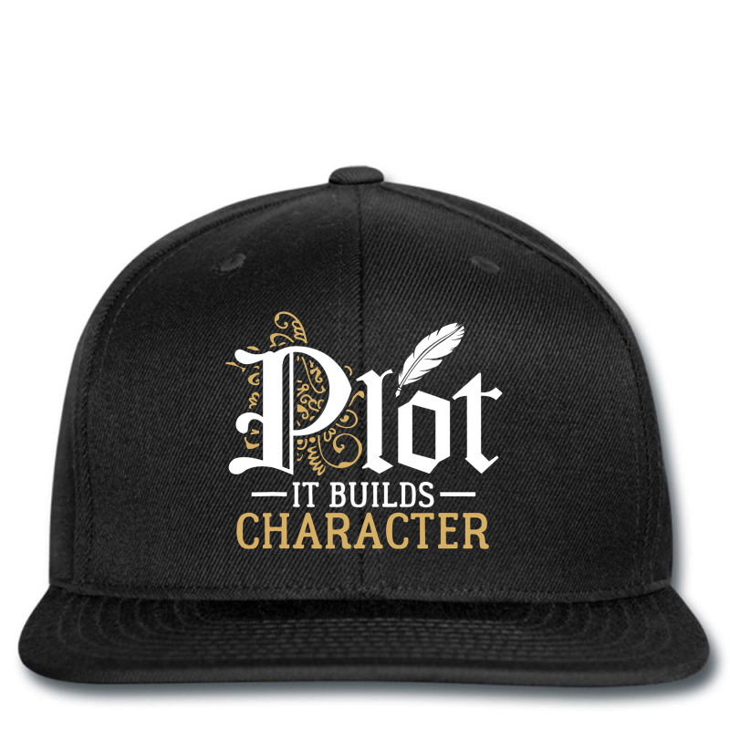 Plot It Builds Character Funny Writer Author Scree Printed hat by GiovayPool | Artistshot