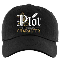 Plot It Builds Character Funny Writer Author Scree Kids Cap | Artistshot