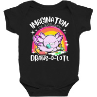 Axolotl T  Shirt Draws O Lotl Imagination To Anywh Baby Bodysuit | Artistshot