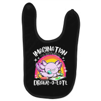 Axolotl T  Shirt Draws O Lotl Imagination To Anywh Baby Bibs | Artistshot