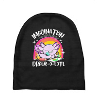 Axolotl T  Shirt Draws O Lotl Imagination To Anywh Baby Beanies | Artistshot