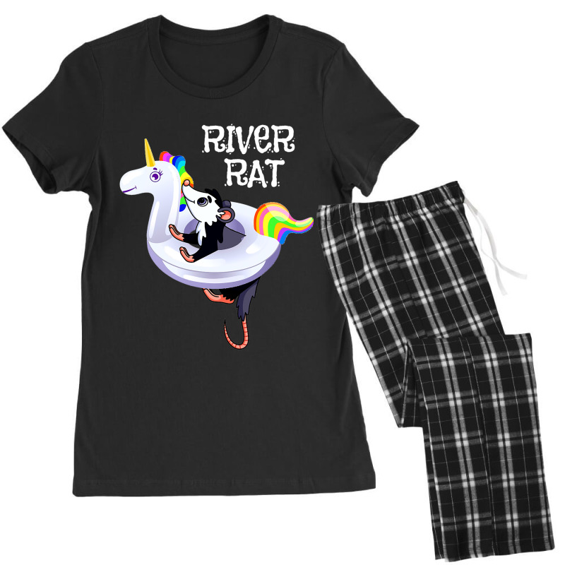 River Rat Unicorn Inflatable Water Toy Women's Pajamas Set by LizzyLafountain | Artistshot