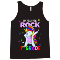 Rock 1st Grade Dabbing Unicorn Girls Back To Schoo Tank Top | Artistshot