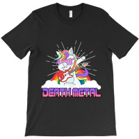 Rock Music Deat Metal Metal Unicorn Musician Guita T-shirt | Artistshot