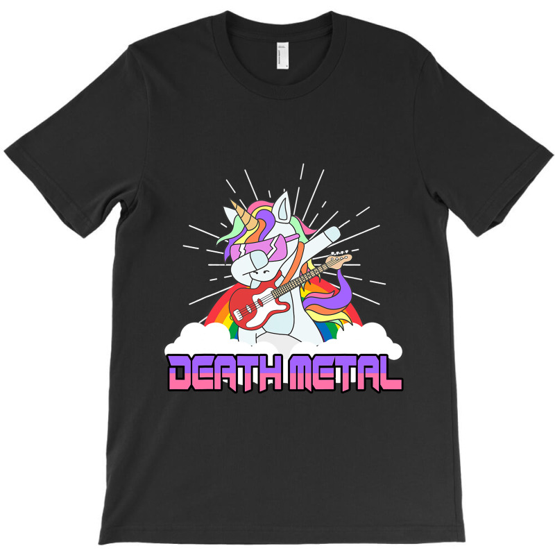 Rock Music Deat Metal Metal Unicorn Musician Guita T-shirt | Artistshot