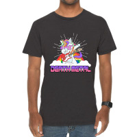 Rock Music Deat Metal Metal Unicorn Musician Guita Vintage T-shirt | Artistshot