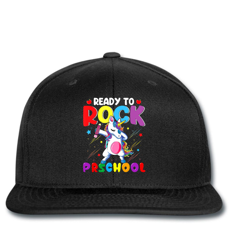 Rock Preschool Dabbing Unicorn Girls Back To Schoo Printed hat by ZaidenHendricks | Artistshot