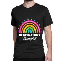 Respiratory Therapist Rainbow Lung Rt Respiratory  Classic T-shirt | Artistshot