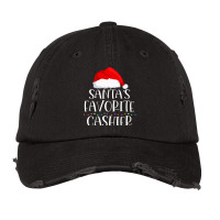 Santas Favorite Cashier Christmas Family Santa Cla Vintage Cap | Artistshot