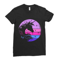 Retro Unicorn Bling Fairytale Lover Unicorn Fantas Ladies Fitted T-shirt | Artistshot