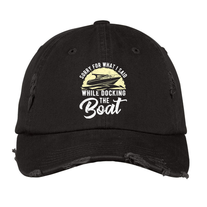 Boat Captain Motorboat Boating Sailing Sailor Boat Vintage Cap by SweetCurl | Artistshot