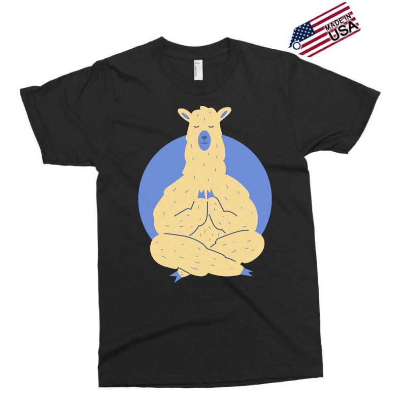 Llama Meditating T  Shirt Llama Meditating A Llama In A Yoga Pose Yoga Exclusive T-shirt by magdalena96229 | Artistshot