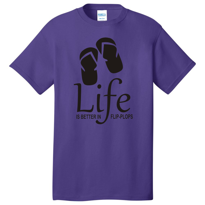 Funny Life Of Flip Plops Basic T-shirt | Artistshot