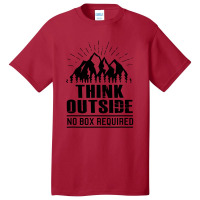 Think Outside No Box Basic T-shirt | Artistshot