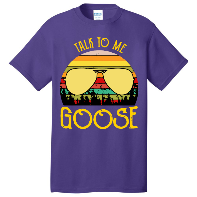 Talk To Mee Goose Basic T-shirt | Artistshot