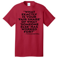 Quote Thomas Sowell Basic T-shirt | Artistshot