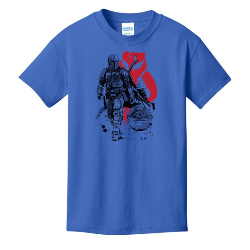 Lone Hunter And Cup Basic Youth T-shirt by Dr.Monekers | Artistshot