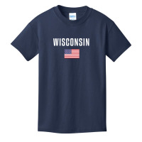 Wisconsin Basic Youth T-shirt | Artistshot