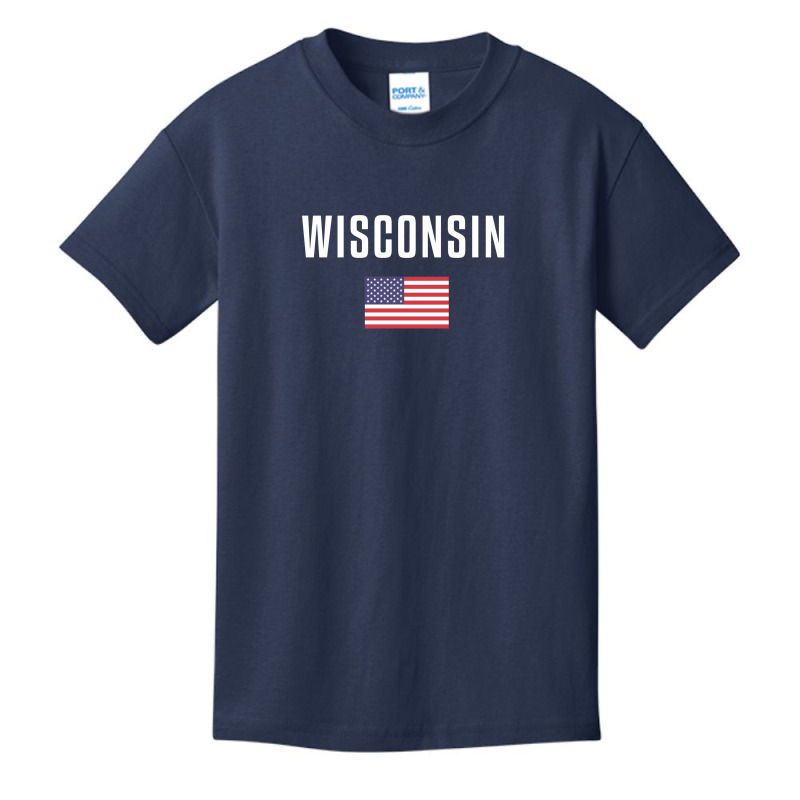 Wisconsin Basic Youth T-shirt by Chris Ceconello | Artistshot