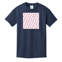 Simple Pink Flowers Basic Youth T-shirt | Artistshot