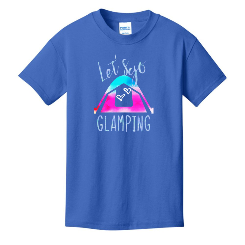 Let's Go Glamping Basic Youth T-shirt by hoainv | Artistshot