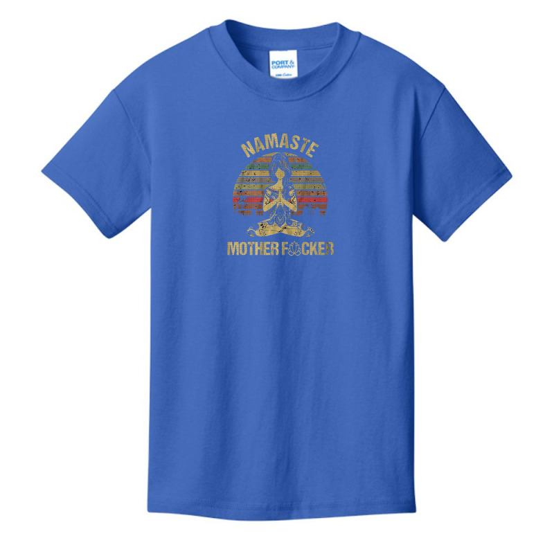 Namaste Basic Youth T-shirt by Disgus_Thing | Artistshot