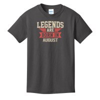 Legends Are Born ın August Basic Youth T-shirt | Artistshot