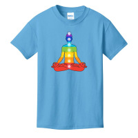 Meditating Man In Sitting Yoga Basic Youth T-shirt | Artistshot