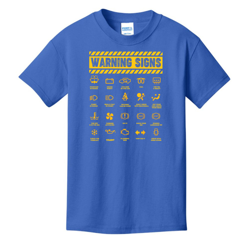 Mechanic Warning Signs Retro Vintage Basic Youth T-shirt by vip.pro123 | Artistshot