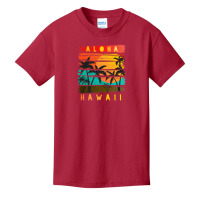 Aloha Hawaii Tropical Beach Paradise Vintage Throwback Gift Premium Ts Basic Youth T-shirt | Artistshot