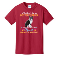 So There's This Boston Terrier Who Kinda Stole My Heart Who Calls Me W Basic Youth T-shirt | Artistshot