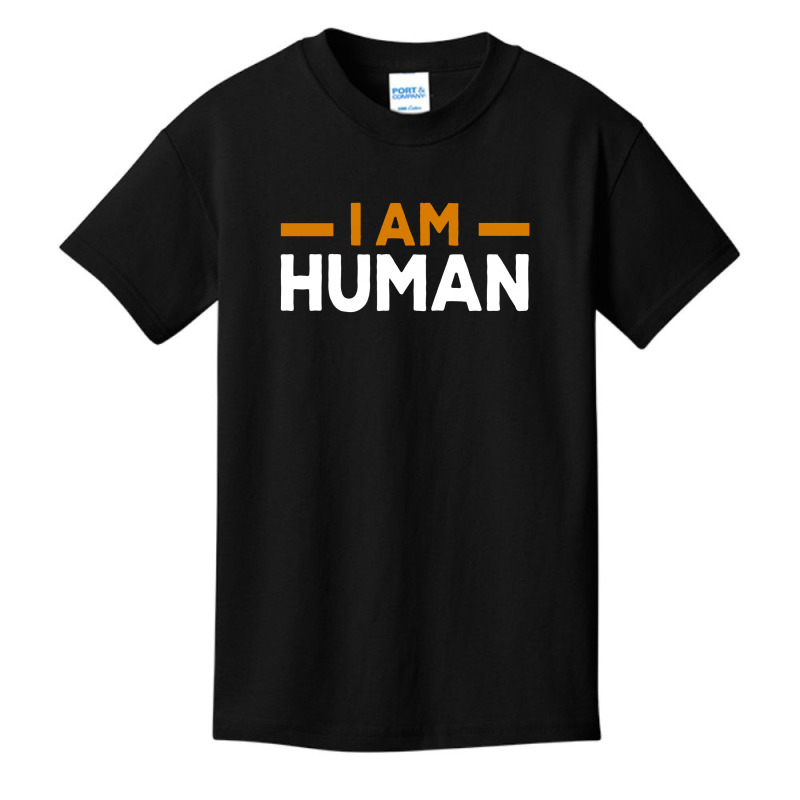 I Am Human Basic Youth T-shirt by Dhigraphictees | Artistshot