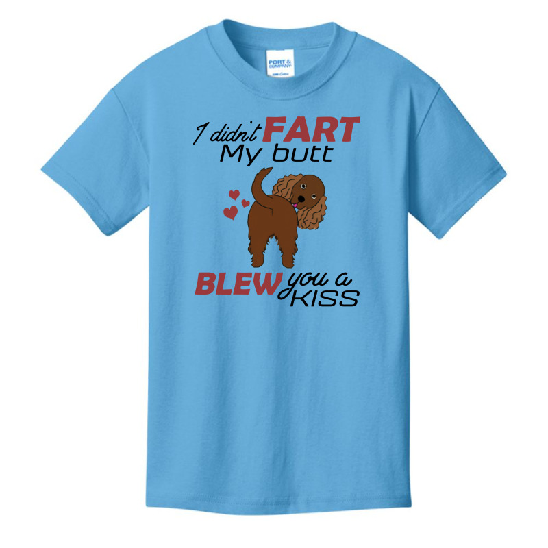 I Didn't Fart My Butt Blew You A Kiss  Cocker Spaniel Basic Youth T-shirt by vip.pro123 | Artistshot