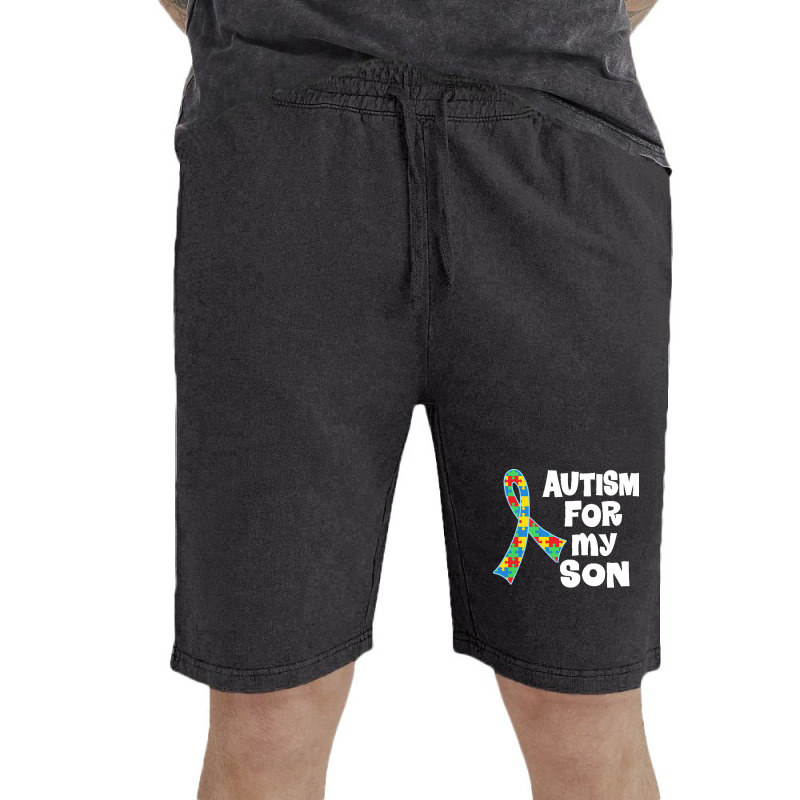 Autism Son T  Shirt Autism Ribbon For Son T  Shirt Vintage Short by abigayle98988 | Artistshot