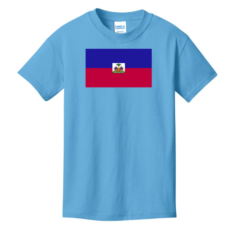 Haiti Flag Basic Youth T-shirt | Artistshot