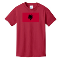 Albanien Flag Basic Youth T-shirt | Artistshot