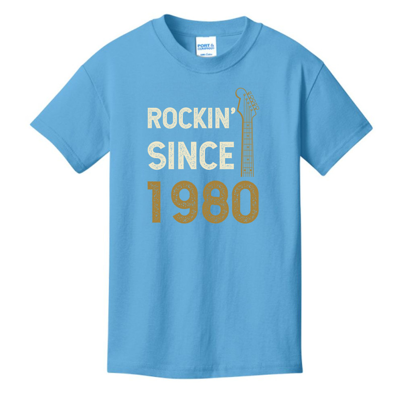 Gift For 40 Year Old: Classic Rock 1980 40th Birthday Basic Youth T-shirt | Artistshot