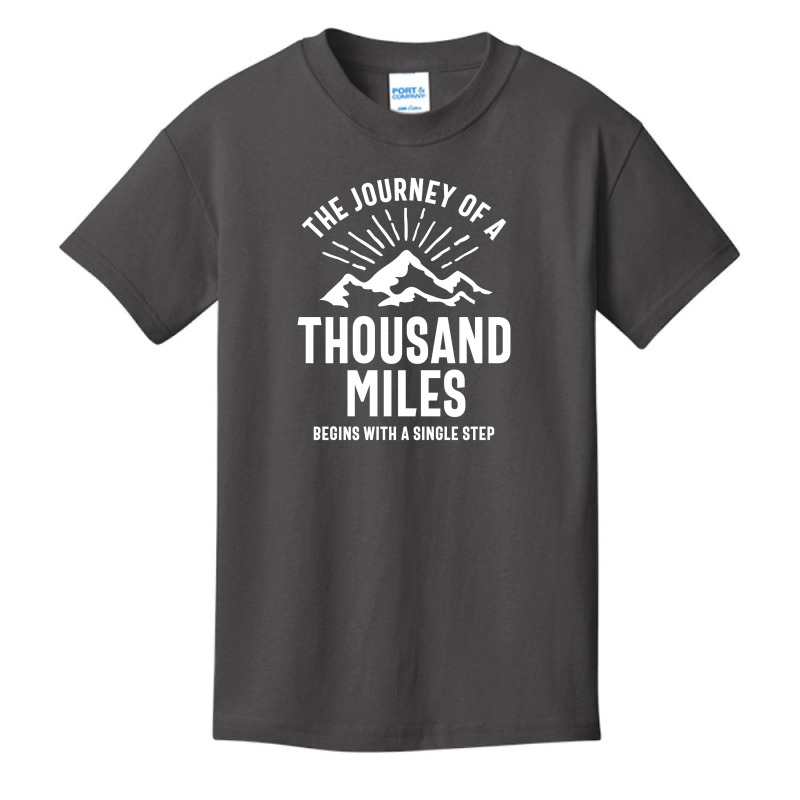 The Journey Of A Thousand Miles Begins With A Single Step Basic Youth T-shirt by cidolopez | Artistshot