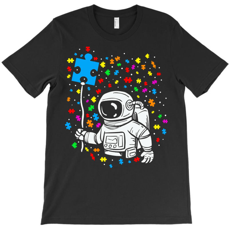 Autism T  Shirt Astronaut Balloon Autism Space T  Shirt T-Shirt by abigayle98988 | Artistshot