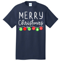 Festive Vintage Christmas Basic T-shirt | Artistshot