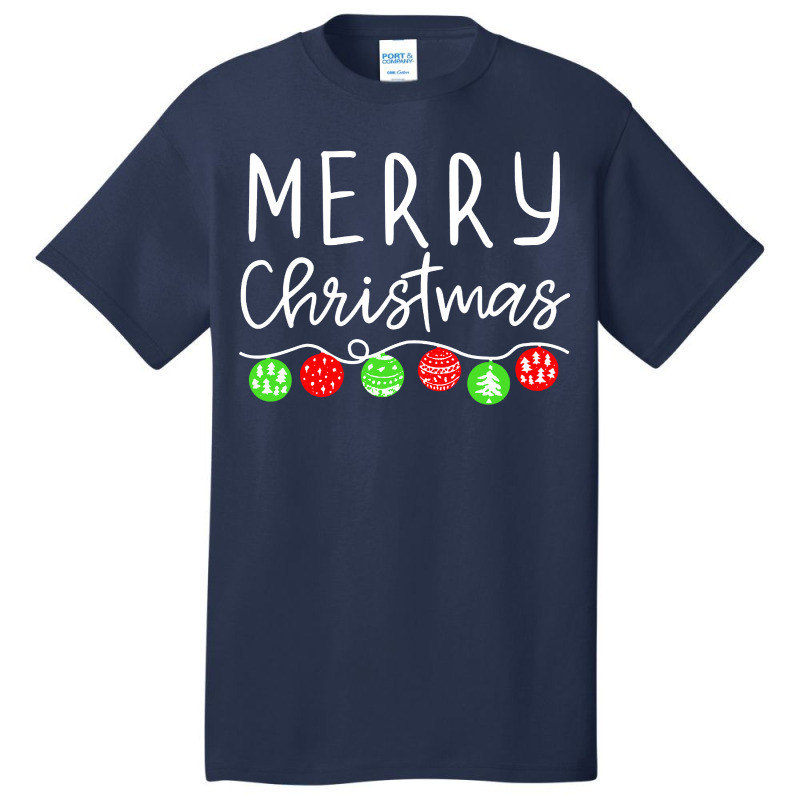 Festive Vintage Christmas Basic T-shirt | Artistshot