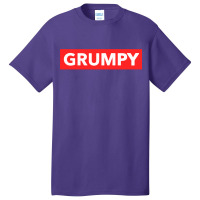 Grumpy Funny Red Cute Christmas Basic T-shirt | Artistshot