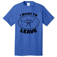 Ufo Flying Planet Basic T-shirt | Artistshot