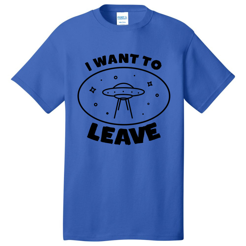 Ufo Flying Planet Basic T-shirt by yani dwicahya | Artistshot